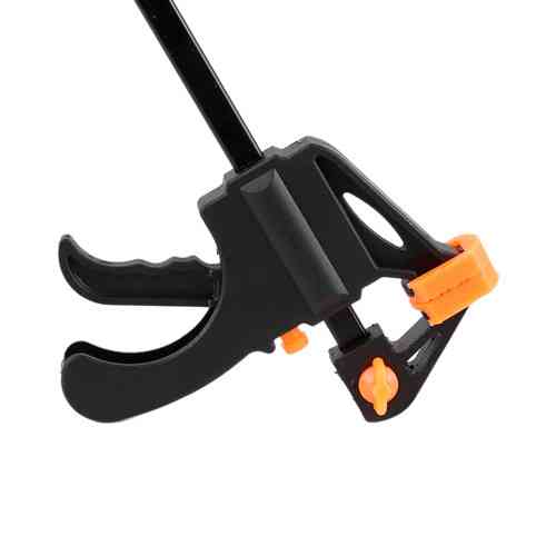 Струбцина F-образная триггерная быстрозажимная, раскрытие 210 мм, инструмент для фиксации деталей Киев