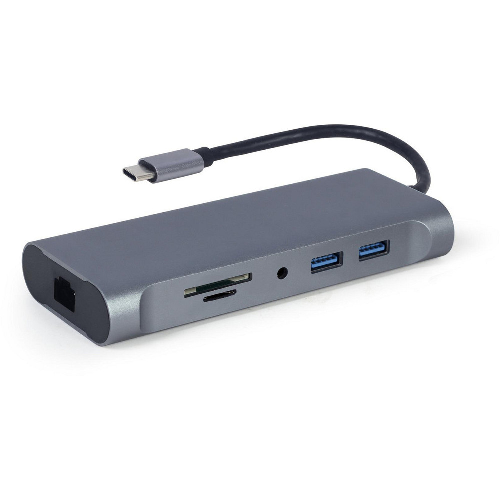 Док-станція Cablexpert USB-C 7-в-1 (A-CM-COMBO7-01) ( Сірий ) Харків - фото 1