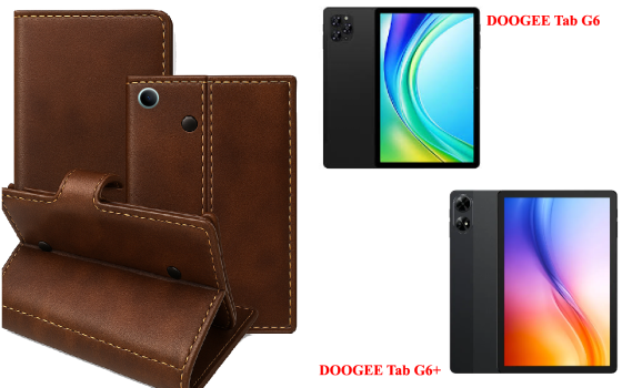 Книжка-трансформер для планшета DOOGEE Tab G6, DOOGEE Tab G6+, колір Black Buno-Red Київ