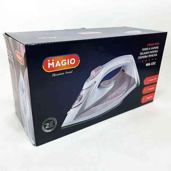 Парові праски відпарювачі MAGIO MG-532 2800 Вт, Права Праска, Хороші праски, Парова праска DP-678 для речей Київ