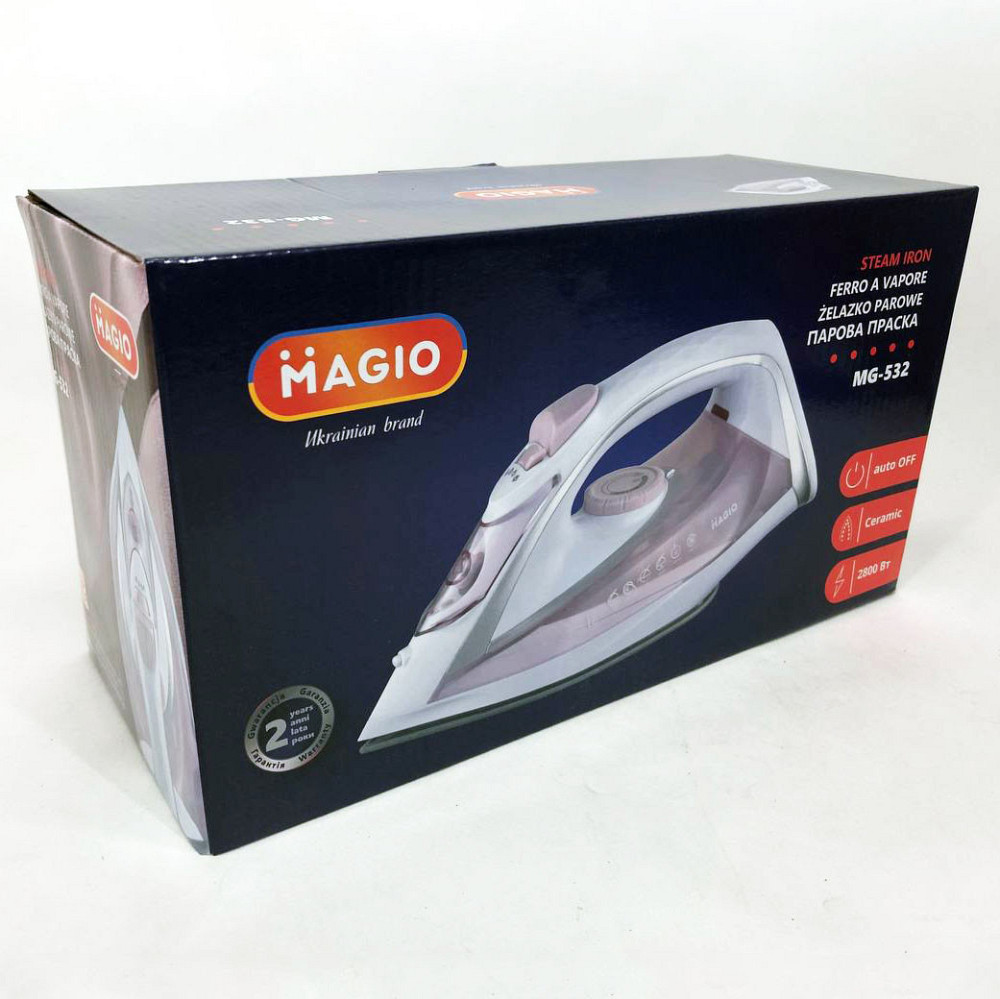 Портативный утюг MAGIO MG-532 2800 Вт, Паровой утюг отпариватель паровой утюг DP-678 для одежды Киев - изображение 4