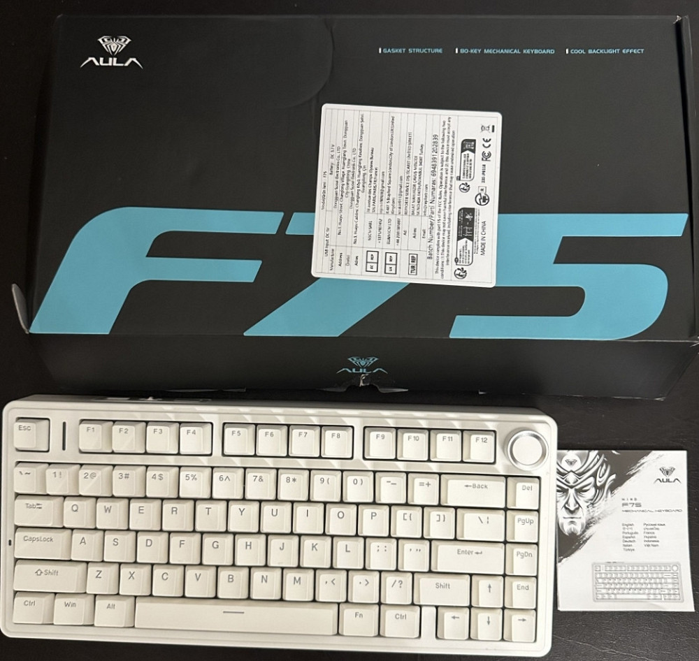 Механическая игровая клавиатура Aula f75. Киев - изображение 5