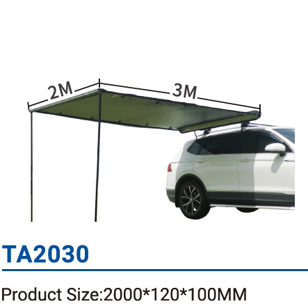 Боковая автомобильная маркиза (тент) TA2030, размер 200x300 см Дніпро - фото 7
