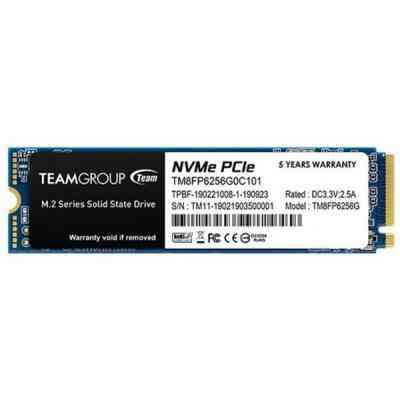 Накопичувач SSD M.2 2280 256GB Team (TM8FP6256G0C101) Вінниця