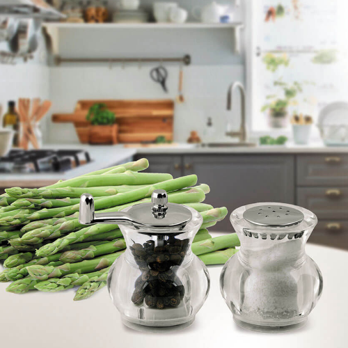 Набір для спецій (сільничка+млинок) акрил Maestro MR-1620 Житомир - фото 3