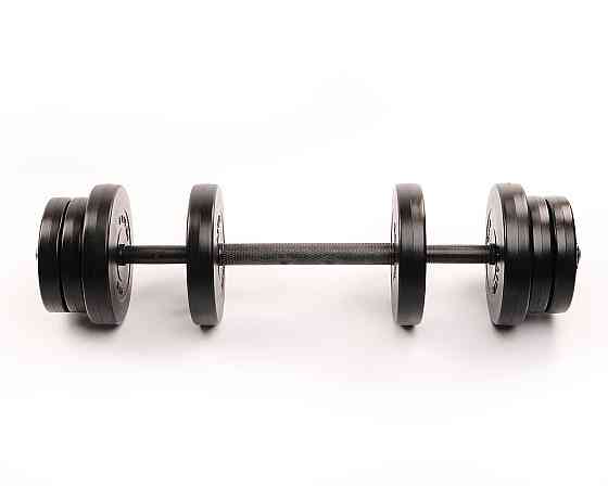 Гантелі Elitum 2х21 кг з подовжувачем грифа для штанги, набірні, для дому та зали Київ