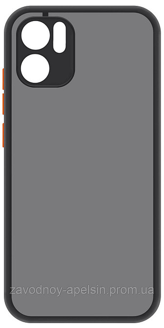 Xiaomi Redmi A1 Чохол матовий Frame Case (чорний) Одеса - фото 1