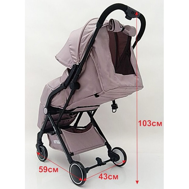 Детская коляска книжка Voyage Smart T3101F, Коляска легкая для малышей для комфортных прогулок LK-26 Львов - изображение 6