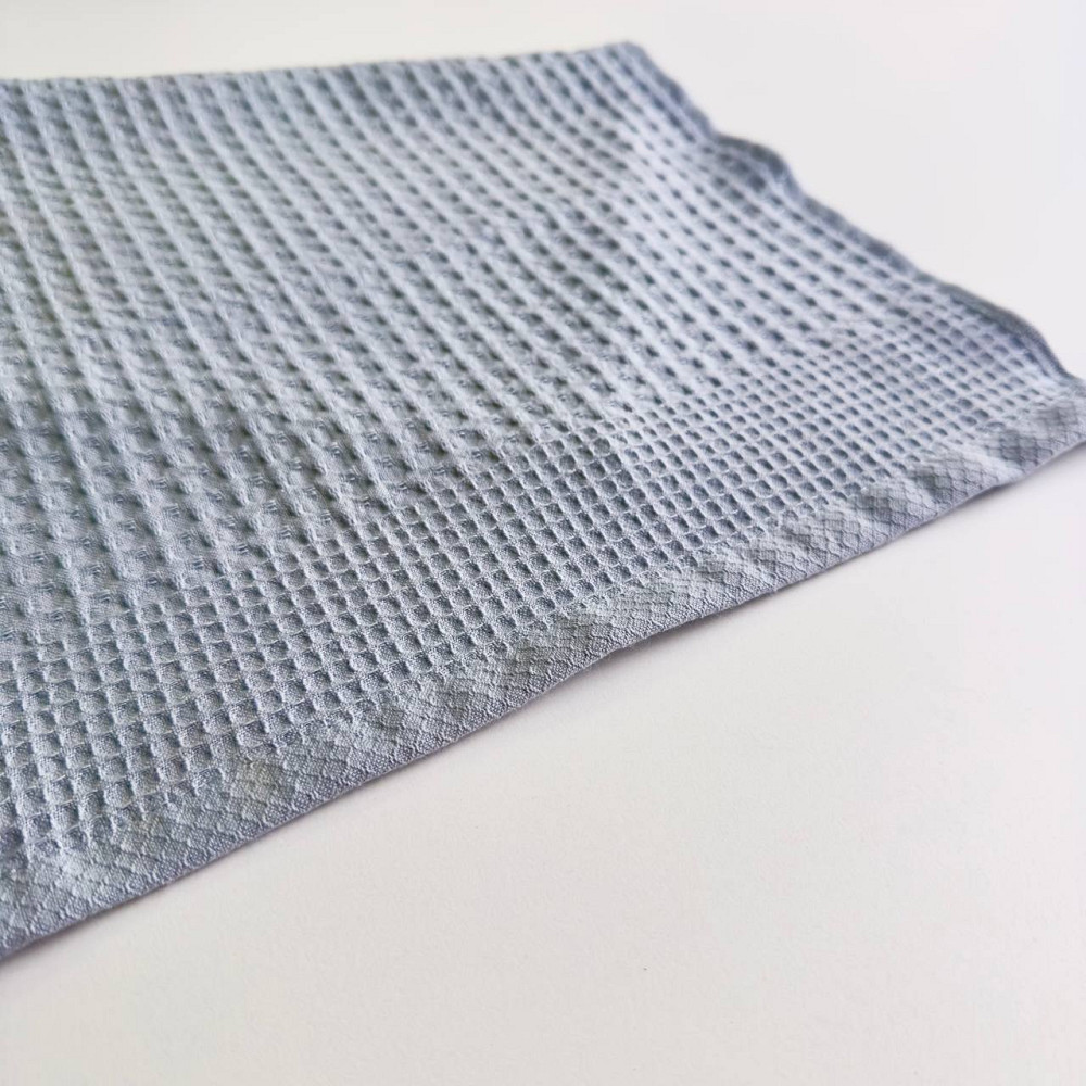 Вафельное полотенце для кухни YouStar 30х50см 220г/м2 (Голубой) Сумы - изображение 2