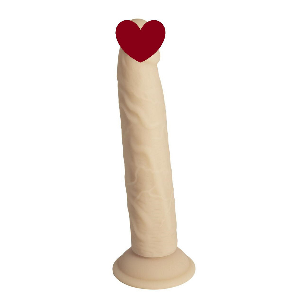 Фалоімітатор Naked Addiction — 9″ Silicone Dual Density Bendable Dildo Vanilla, віброкуля в подаруно Sex Aura Київ - фото 1