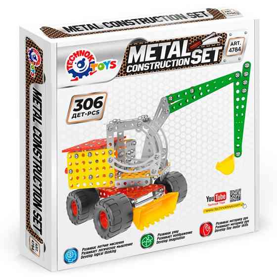 Конструктор металевий "Екскаватор ТехноК" 4784TXK Вінниця