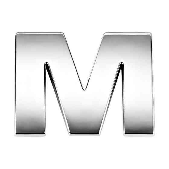 Наклейка 2 см Буква M Киев