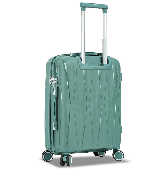 Чемодан полипропиленовый MADISSON 51103 малый 55 см зеленый Киев - изображение 5