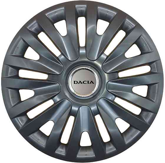 Автомобільні модельні ковпаки R15 SJS Dacia 313 4шт, чорні Київ