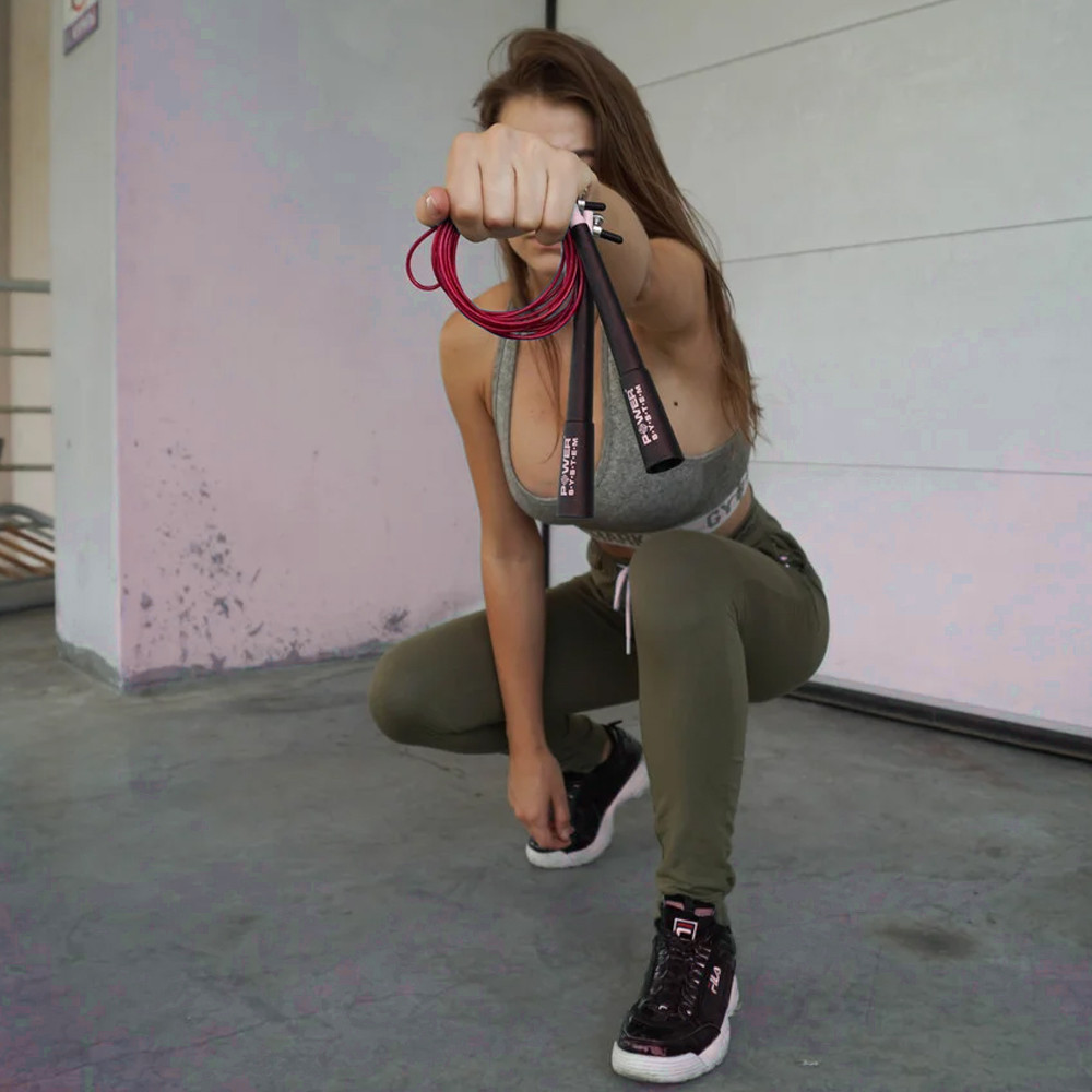 Скакалка швидкісна Power System PS-4033 Crossfit Jump Rope Red (2,8m.) Каменское - изображение 9