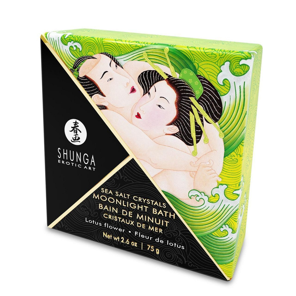Соль для ванны Shunga Moonlight Bath – Lotus Flower (75 г), соль Мертвого моря, аромамасла Sex Aura Киев - изображение 1
