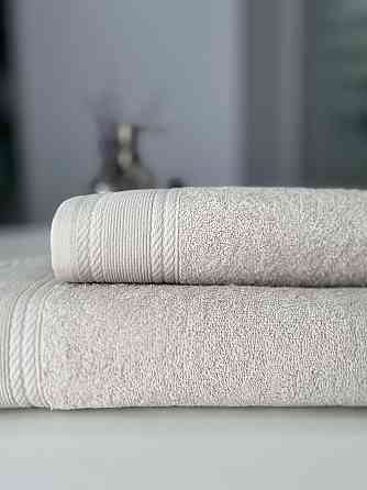 Махровое полотенце IDEAL TEXTILE Легкий бриз 70х140 см 450 г/м2 100% хлопок Бежевий Черновцы