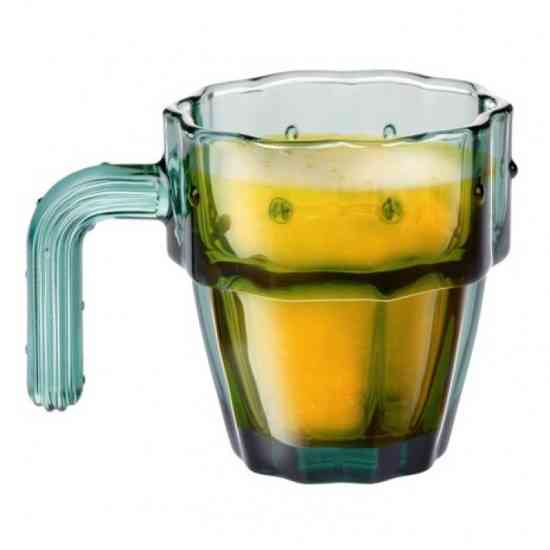 Набор 4 стеклянных чашек в форме дизайна Кактуса Винница