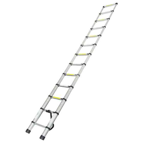 Драбина телескопічна 13 щаблів 3.8м FLORA (5033634) Київ