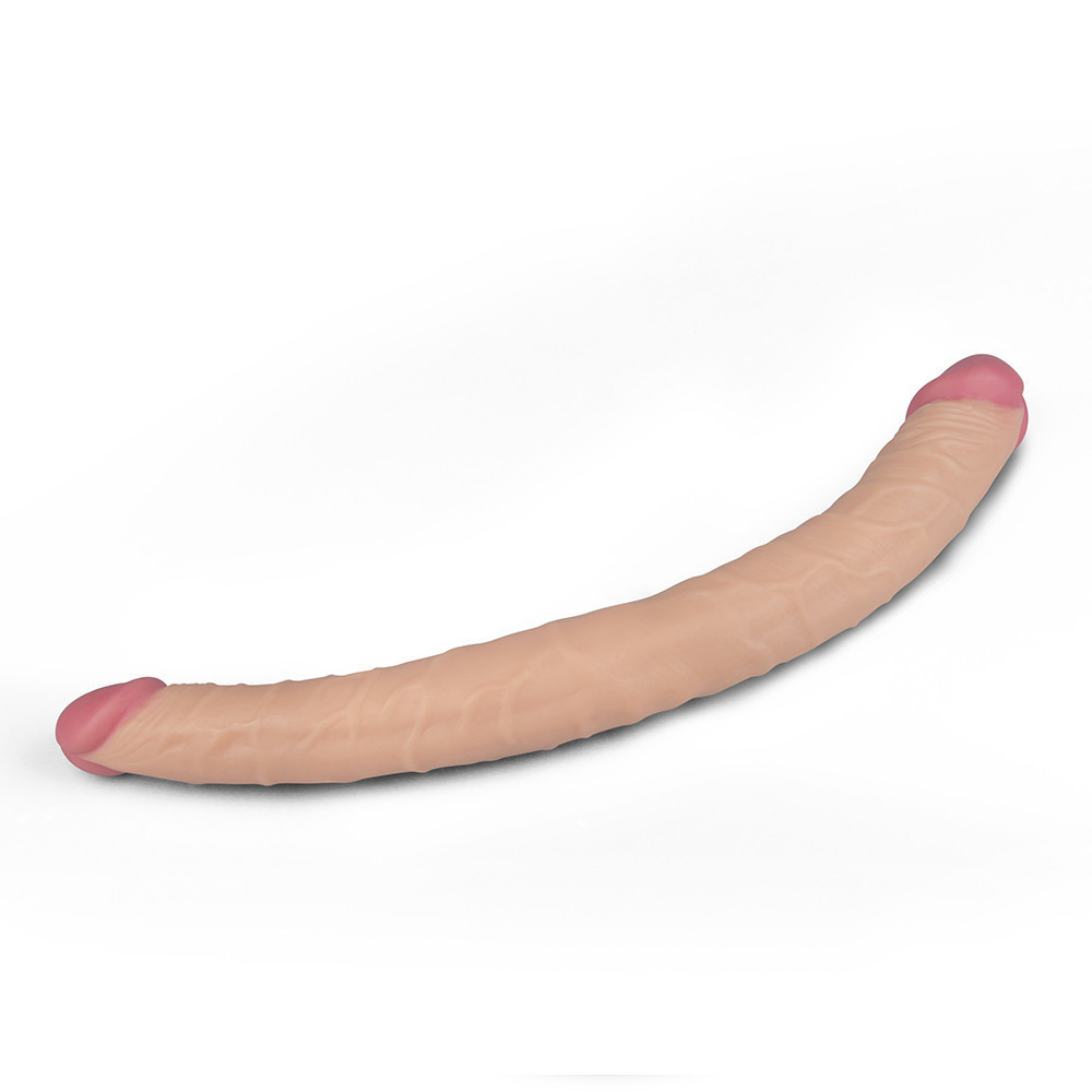 Двосторонній фалоімітатор - King-Sized Realistic Ladykiller Tapered Double 14" Sex Aura Київ - фото 3