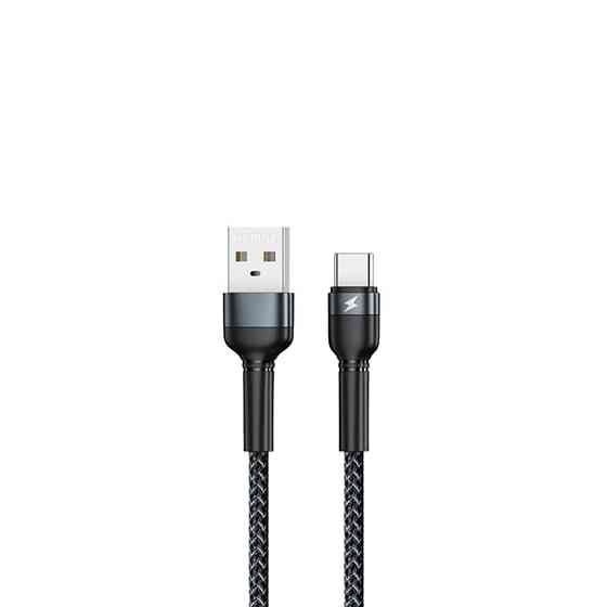 Кабель Remax Jany USB 2.0 to Type-C 2.4A 1M Черный (RC-124a) Киев