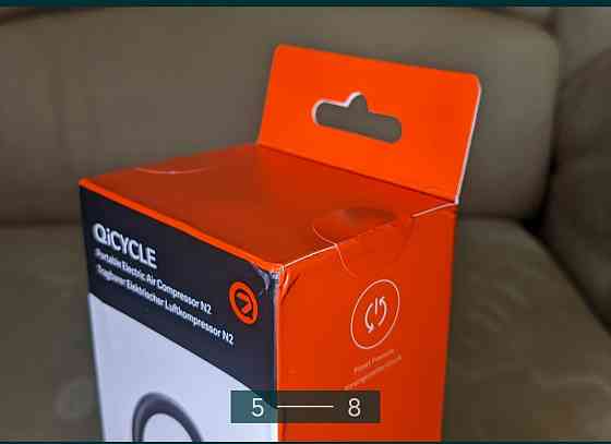 Портативний насос-компресор Xiaomi Mijia Qicycle N2 2023 Air Pump. Київ