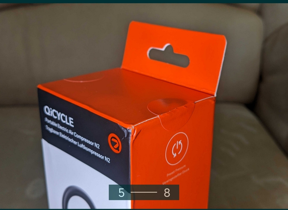 Портативний насос-компресор Xiaomi Mijia Qicycle N2 2023 Air Pump. Київ - фото 5