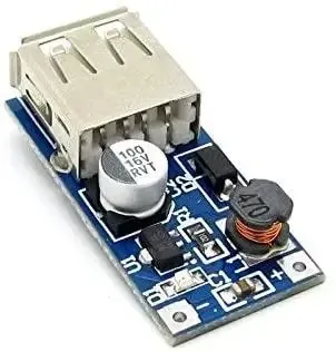 DC-DC підвищує (step-up) модуль: Uвх (0.9 V ~ 5V), u вих 5V 600MA USB разьем Полтава