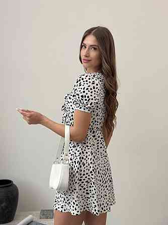 Жіноче легке романтичне мініплаття у квітковий принт турецький софт Білий, 42/44 Одеса