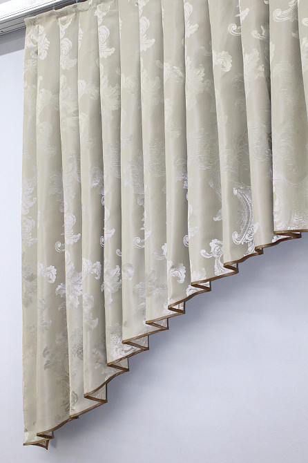 Шторка с ламбрекеном VR-Textil № 039к Шампань 200х280 см (52-0584) Киев - изображение 5