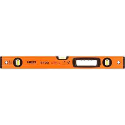 Рівень Neo Tools S 400 алюмінієвий, 60 см, 3 капсули, 1 отвір для рук (71-142) Вінниця