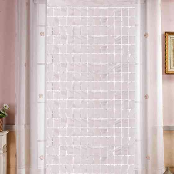 Дождик для фотозоны кубиками на стену 2 м на 1 м серебристый Киев