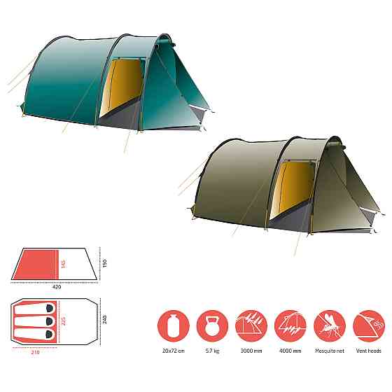 Палатка Grand Canyon Robson 3 Capulet Olive (330027) Вінниця