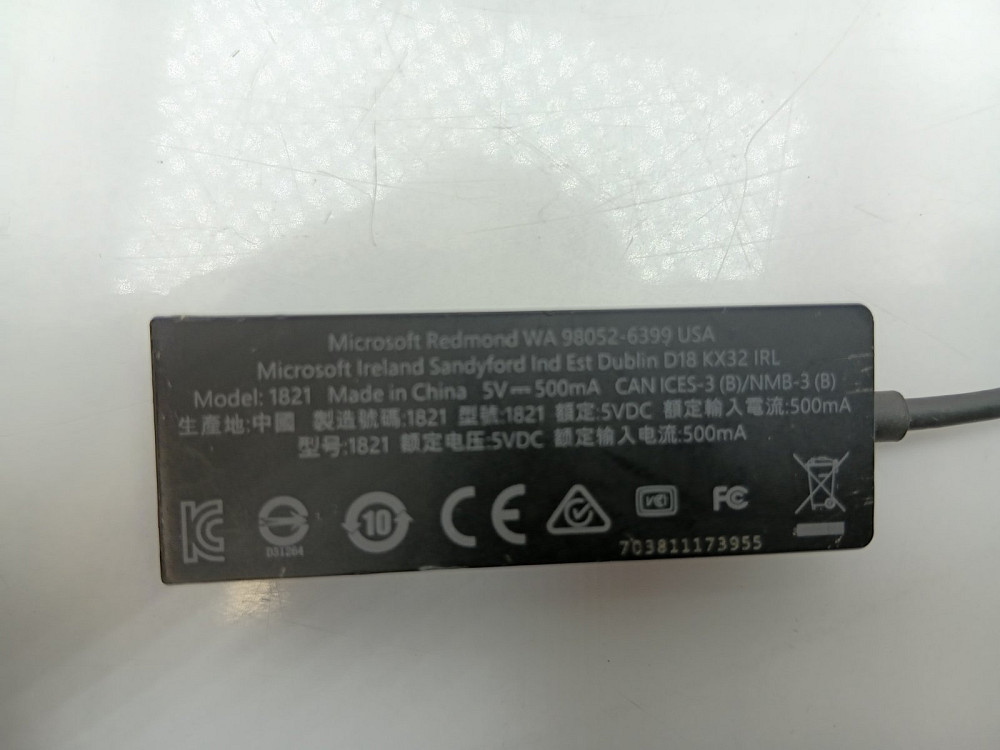 Перехідник USB - Ethernet Microsoft 1821 (товар вживаний) Луцьк - фото 3