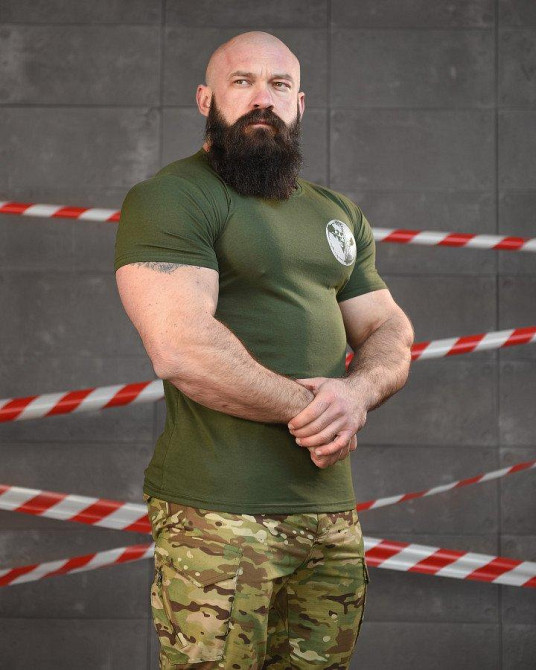 Тактическая мужская футболка NECRONIMICON хастлер олива 52 XL Одесса - изображение 2