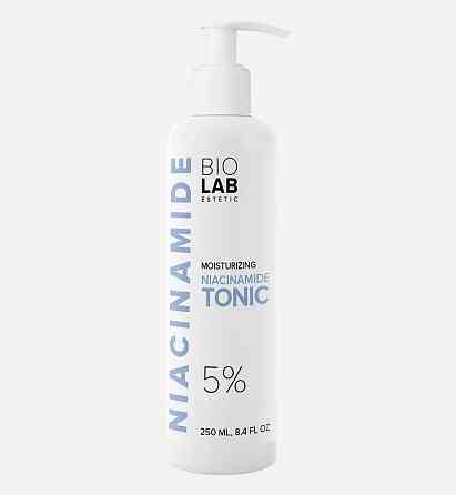 Зволожуючий тонік з ніаціамідом 5% Moisturizing Niacinamide Tonic 5% BIOLAB Estetic, 250 мл Дніпро