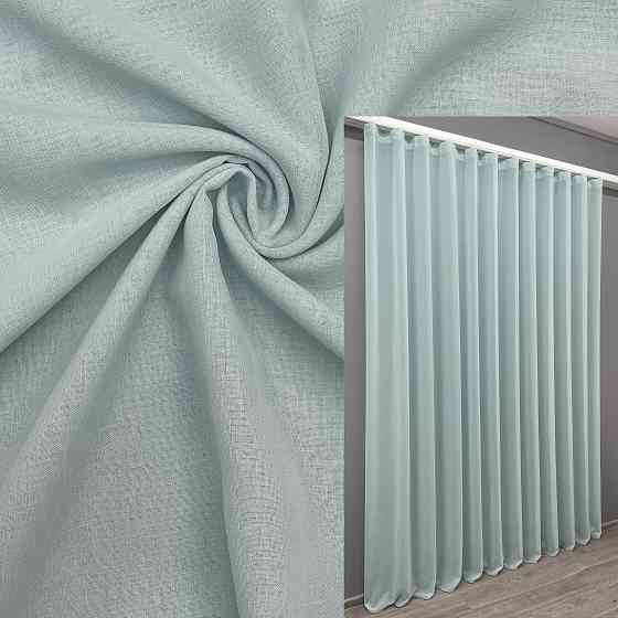 Тюль VR-Textil 1311т Мікро-льон Блакитний 250х270 см (43-173) Київ