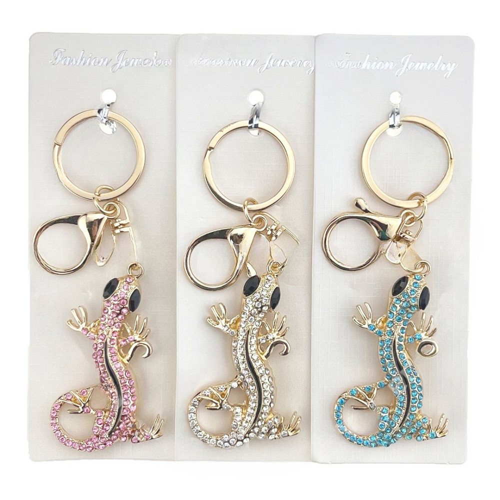 Брелок женский для ключей со стразами Ящерица Киев - изображение 1