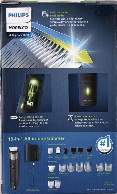 Тример машинка для стрижки PHILIPS Multigroom 5000 MG5910/49 MG5900/49 Харків - фото 2