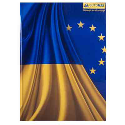 Канцелярская книга Buromax А4 UKRAINE, 96 листов, клетка (BM.2400-38) Винница