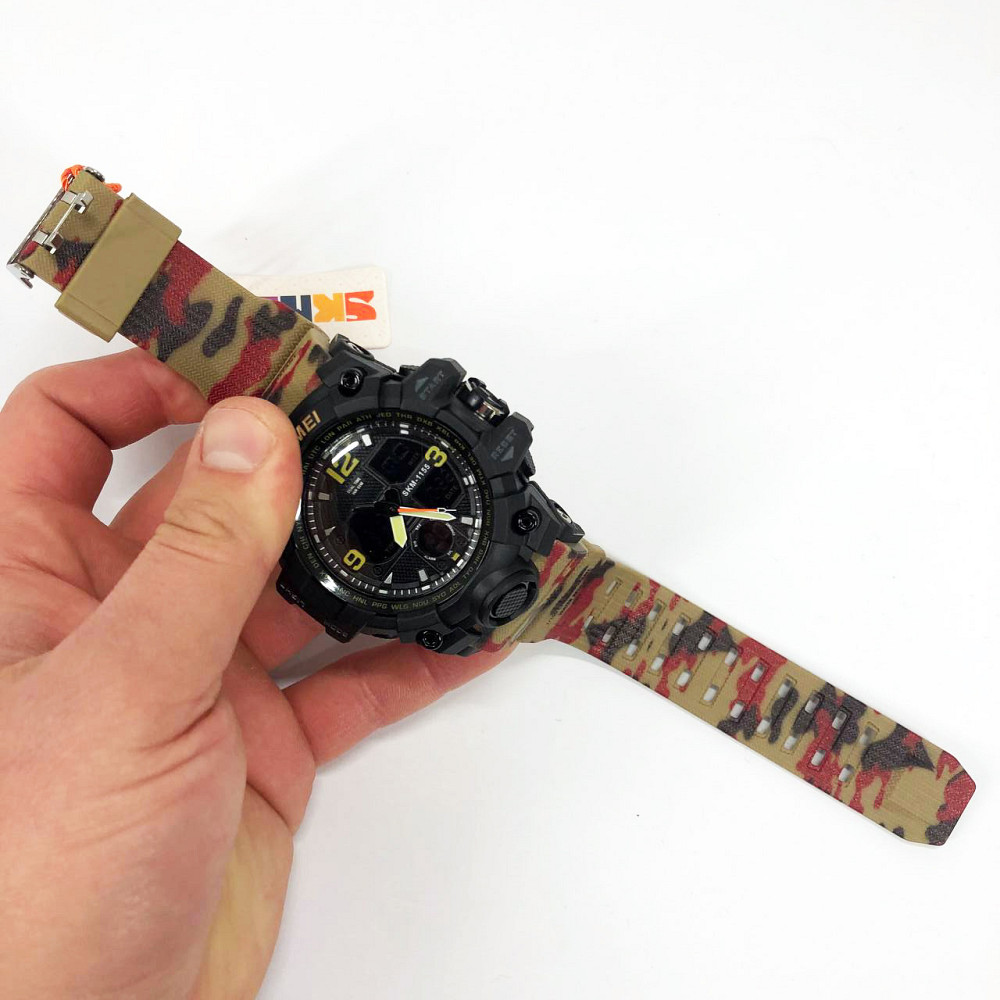 Мужские тактические военные часы, Мужские часы с официальной гарантией кварцевые армейские UH-15 Львов - изображение 4