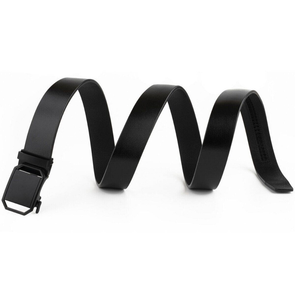 Ремінь чоловічий з пряжкою матовою Vintage 20269 Чорний Київ - фото 6