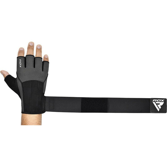 Рукавички для фітнесу RDX W3 GREY WITH EVA PADDING-L Каменское - изображение 6