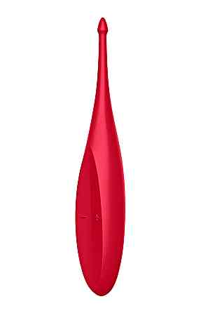 Вибратор для целенаправленной стимуляции Satisfyer Twirling Fun с гибкой шейкой, красный Sex Aura Киев