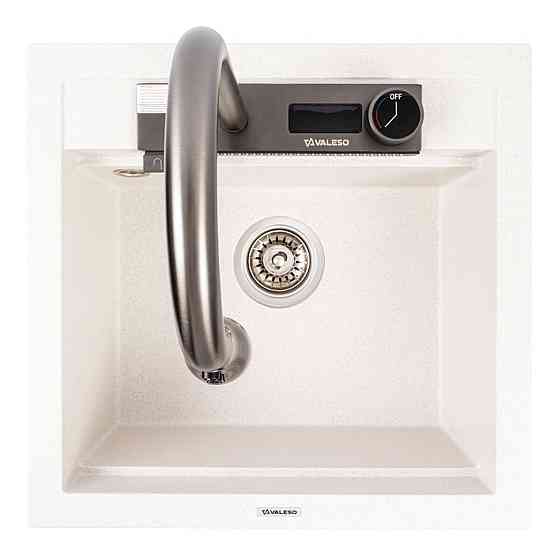 5149 VIVA матова Мийка гранітна VALESO (біла в крапку) Коломыя