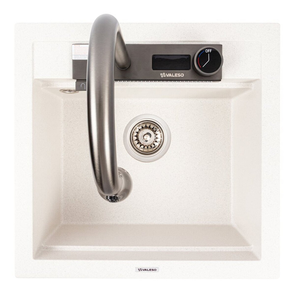 5149 VIVA матова Мийка гранітна VALESO (біла в крапку) Коломыя - изображение 5