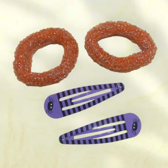 Заколки на Хелловін з резинками one size різнобарвний Київ - фото 2