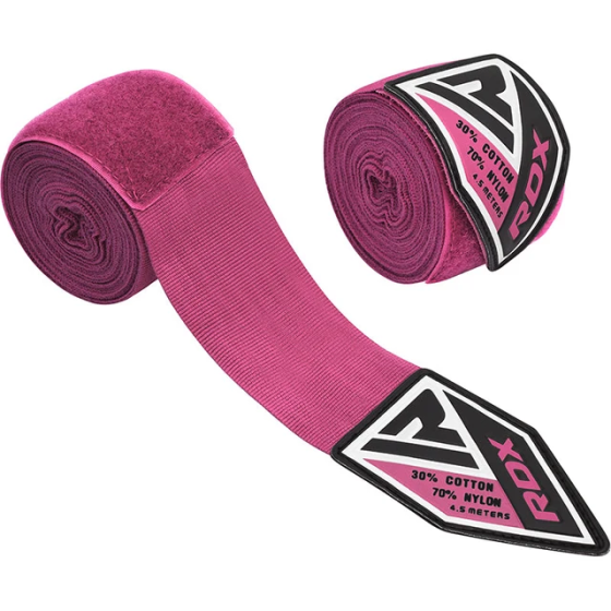 Бинти для боксу RDX WX Professional Boxing Hand Wraps Pink (4.5м.) Каменское