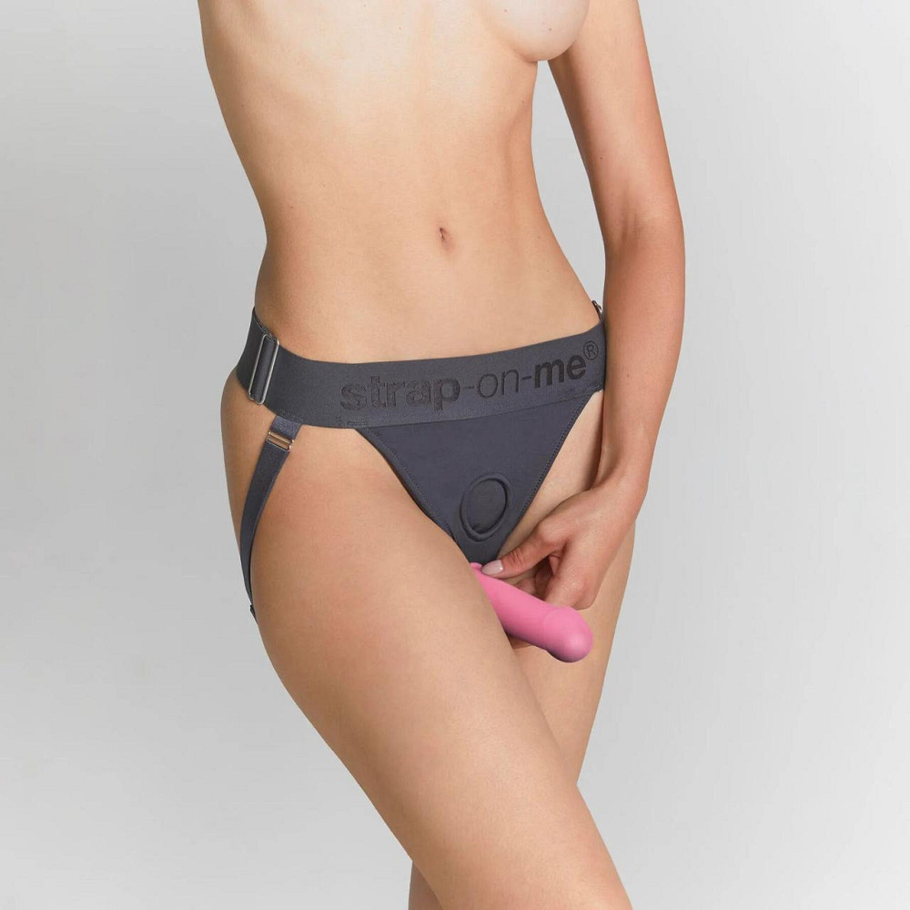 Безремінний страпон Strap-On-Me Rose S, повністю регульований, діаметр 2,7 см Sex Aura Київ - фото 5