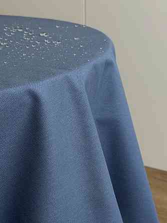 Ecotton Скатертина столова Ecotton DUCK 170х200 см водовідштовхуюча однотонна синього кольору Коломия